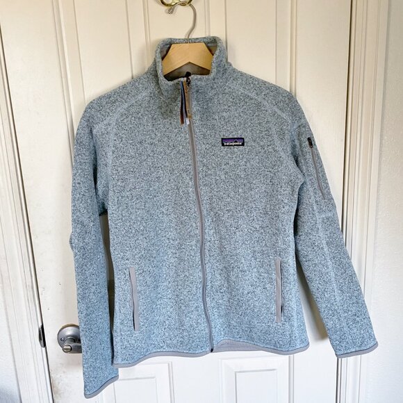 NEW Patagonia Womens Better Sweater Full Zip Jacket NWT M Pale Blue - Picture 3 of 12